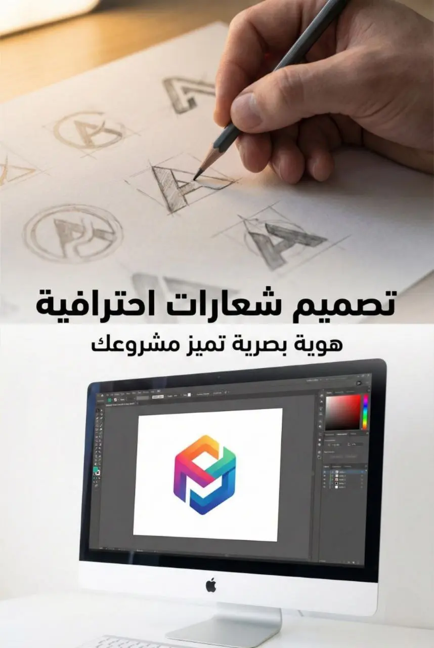 تصميم لوجو احترافي يعبر عن هويتك التجارية