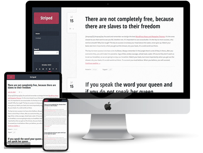 تصميم موقع ووردبريس