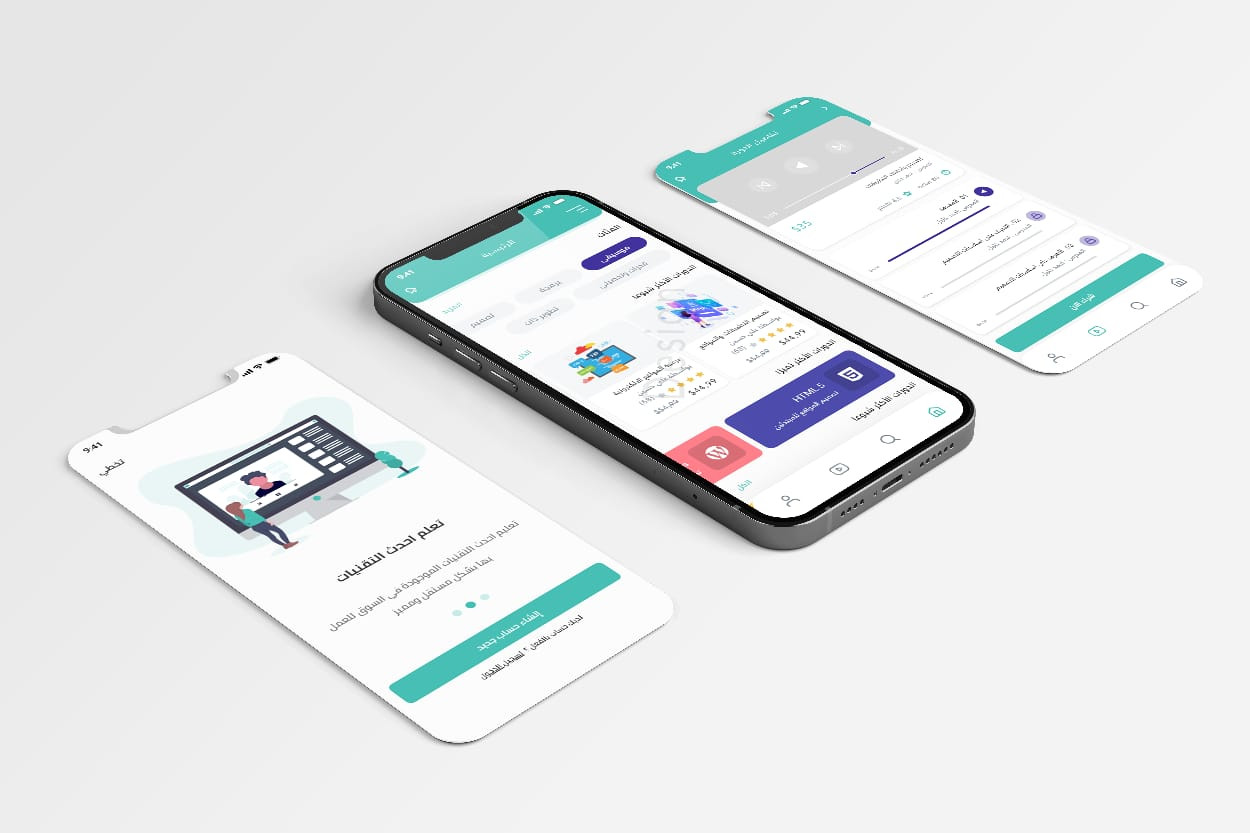 تصميم وتحليل واجهات ويب وتطبيقات اندرويد وايفون UI/UX.