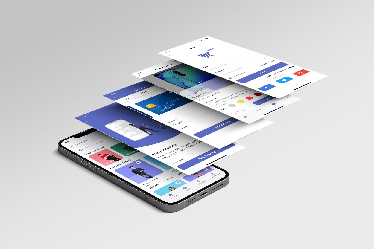 تصميم وتحليل واجهات ويب وتطبيقات اندرويد وايفون UI/UX.