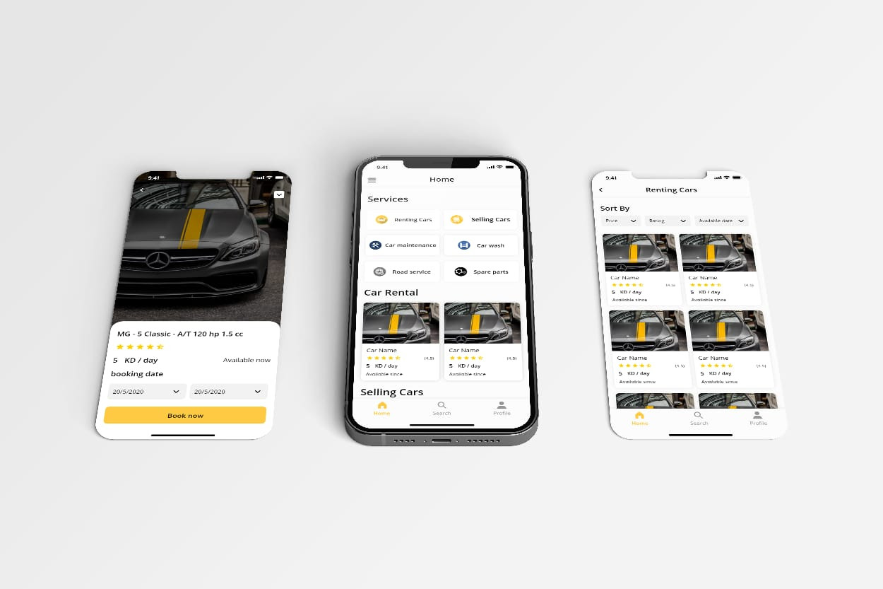 تصميم وتحليل واجهات ويب وتطبيقات اندرويد وايفون UI/UX.