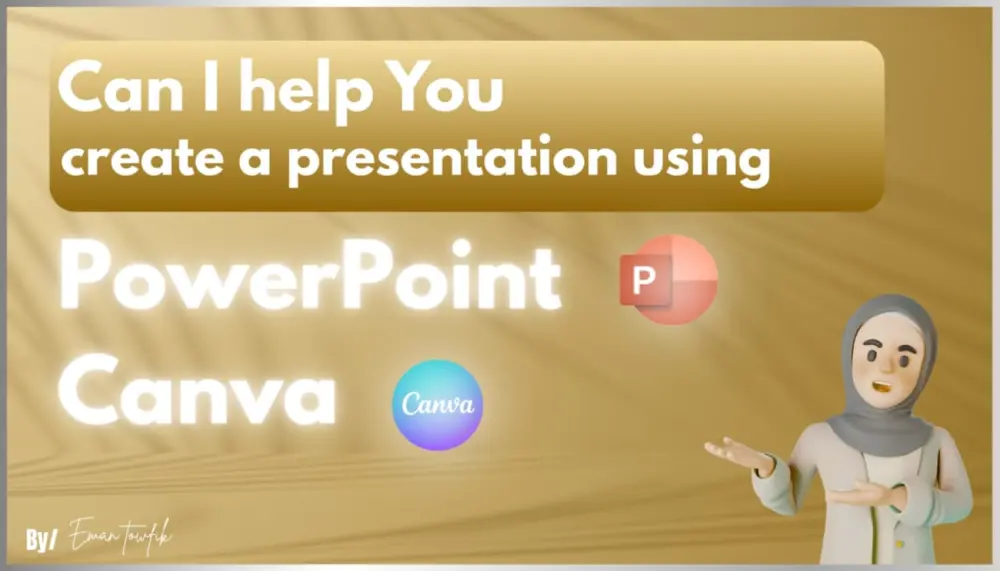 هل تحتاج إلى عرض تقديمي يلفت الانتباه ويعبر عن فكرتك بأفضل صورة؟ سأقوم بتصميم عروض تقديمية احترافية باستخدام PowerPoint أو Canva تجمع بين الجمال والوضوح لتناسب الطلاب والشركات والفعاليات.