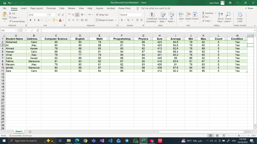 خدمة إدخال البيانات على Excel و Word مع التنسيق الاحترافي