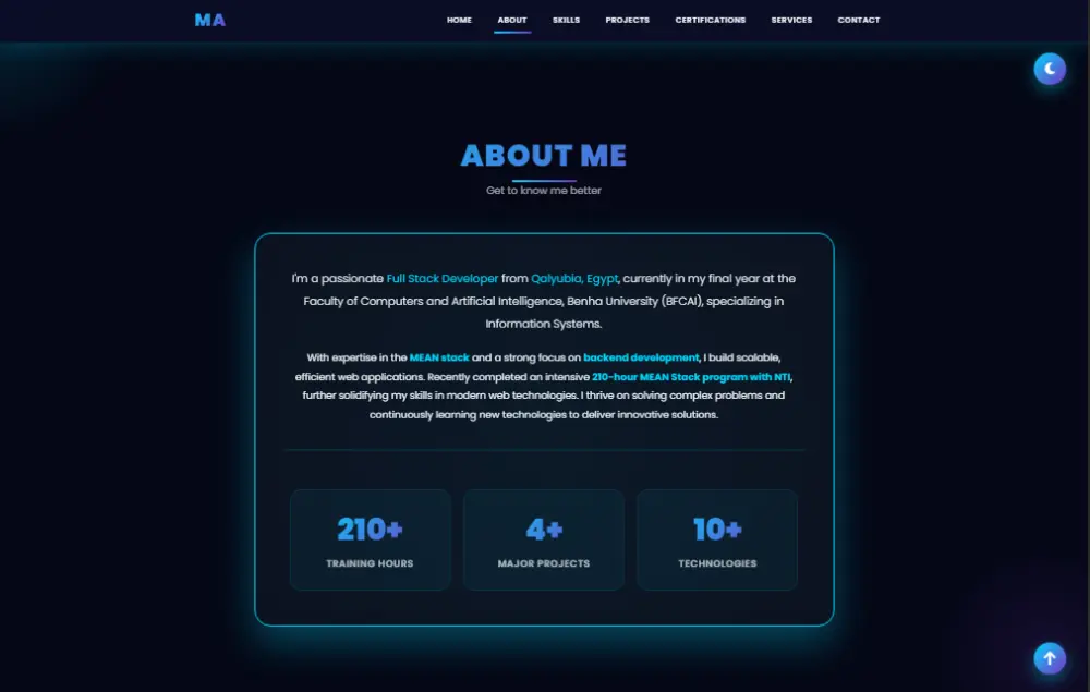 إنشاء موقع بورتفوليو حديث ومتجاوب يبرز أعمالك باحترافية باستخدام HTML وCSS وJavaScript