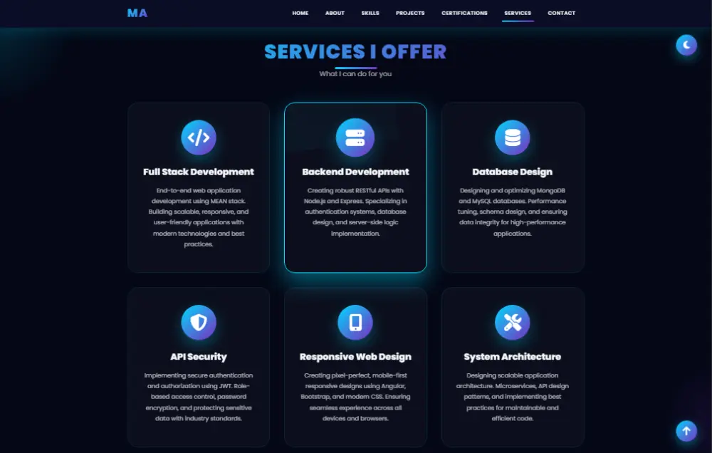 إنشاء موقع بورتفوليو حديث ومتجاوب يبرز أعمالك باحترافية باستخدام HTML وCSS وJavaScript