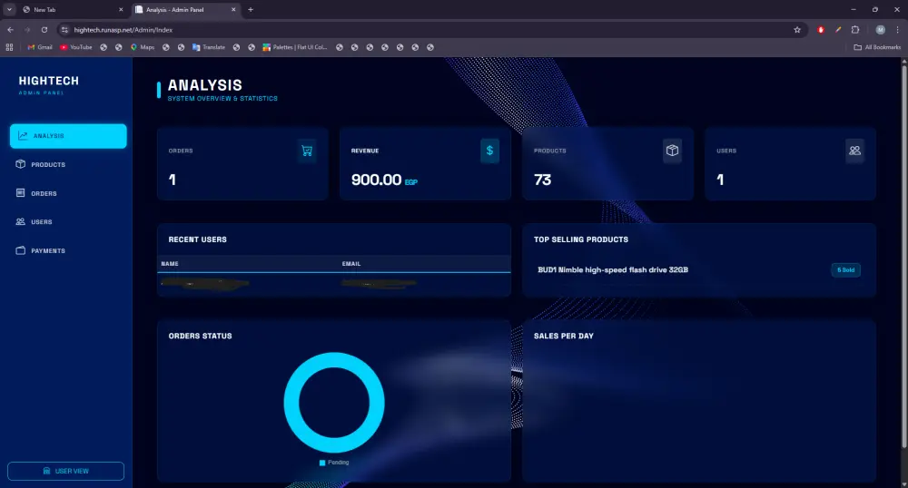 بناء متجر إلكتروني متكامل (E-commerce Platform)
