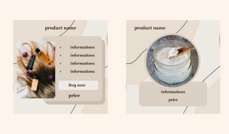 تصميم بوست انستقرام لدعاية المنتجات