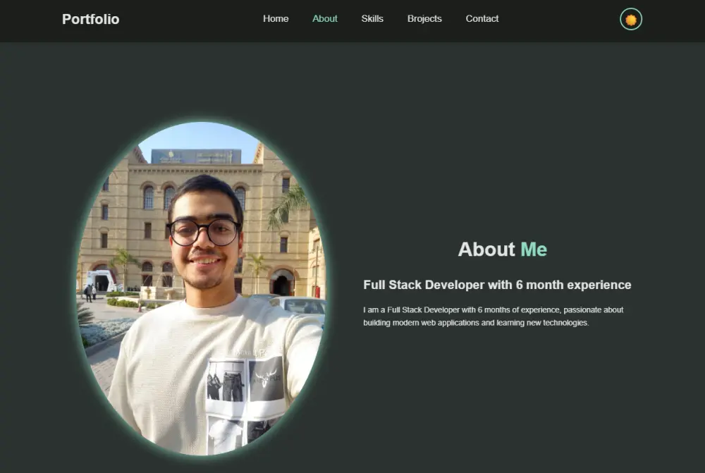 انشاء بورتفوليو احترافي