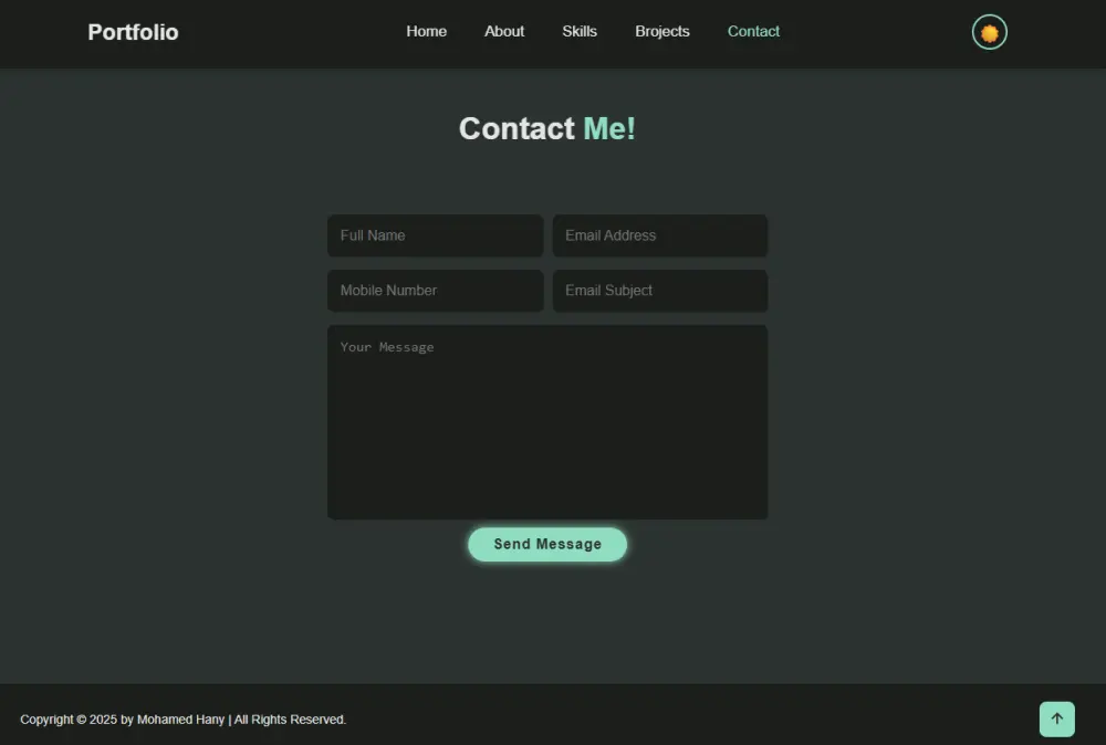انشاء بورتفوليو احترافي