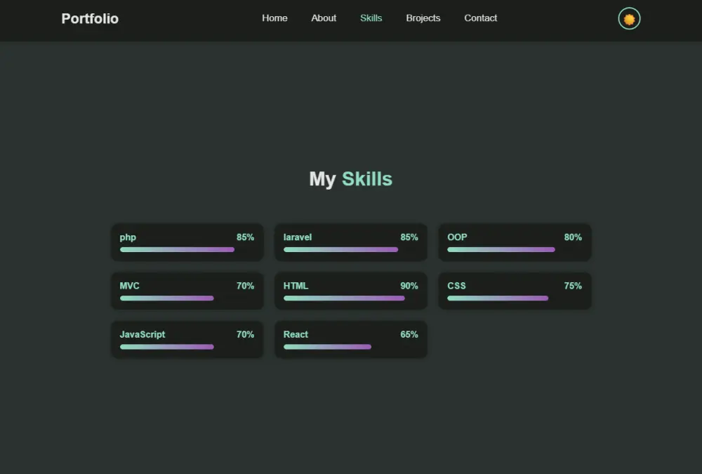 انشاء بورتفوليو احترافي