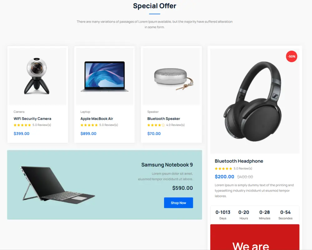 متجر الكتروني باستخدام لارافيل