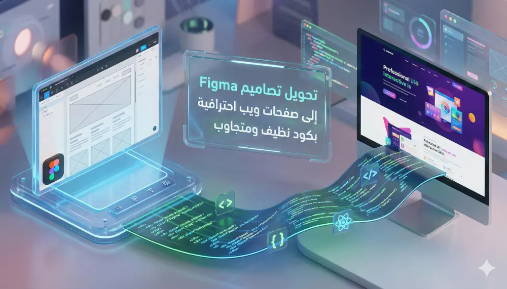 تحويل تصاميم Figma إلى صفحات ويب احترافية بكود نظيف ومتجاوب