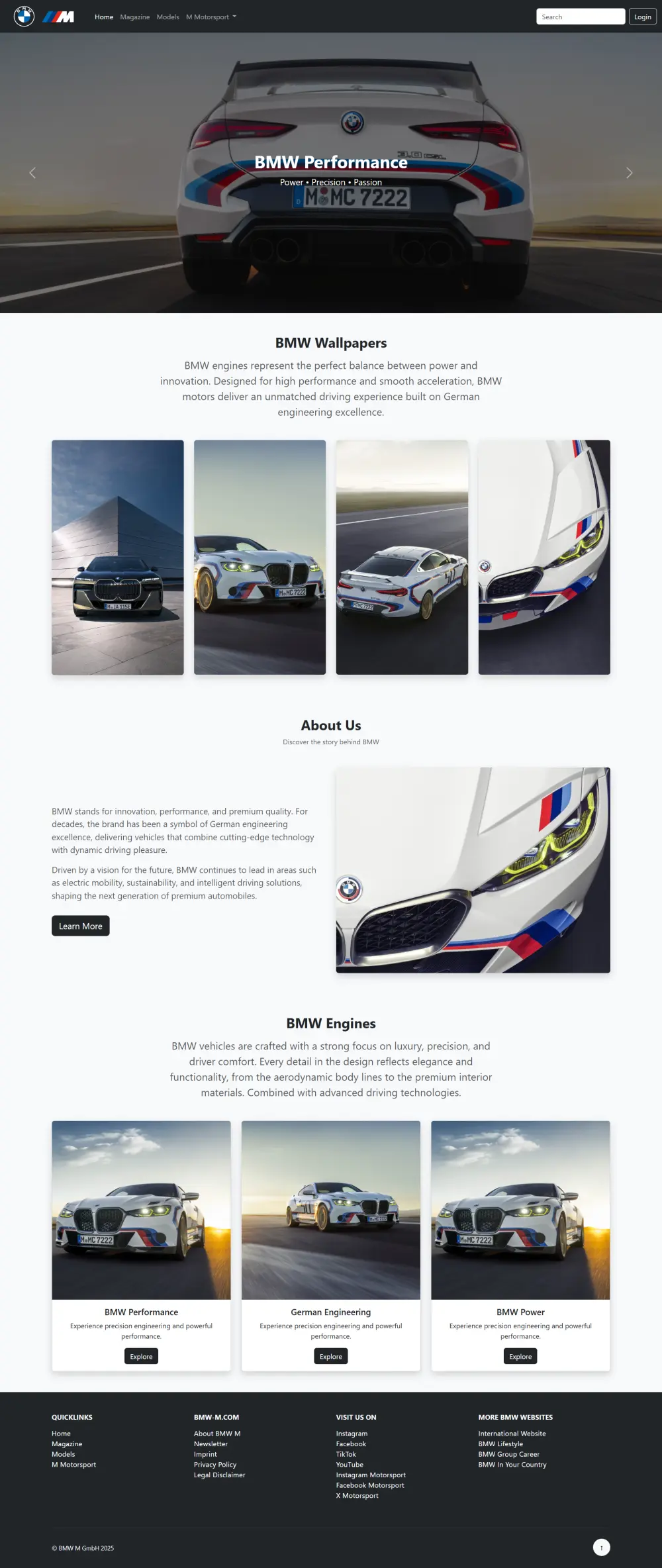 تصميم صفحة هبوط Landing Page احترافية باستخدام HTML و CSS