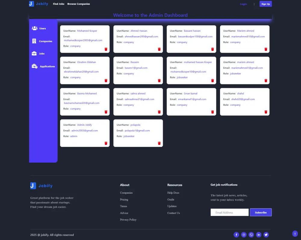 إنشاء موقع توظيف احترافي شبيه بموقع Wuzzef