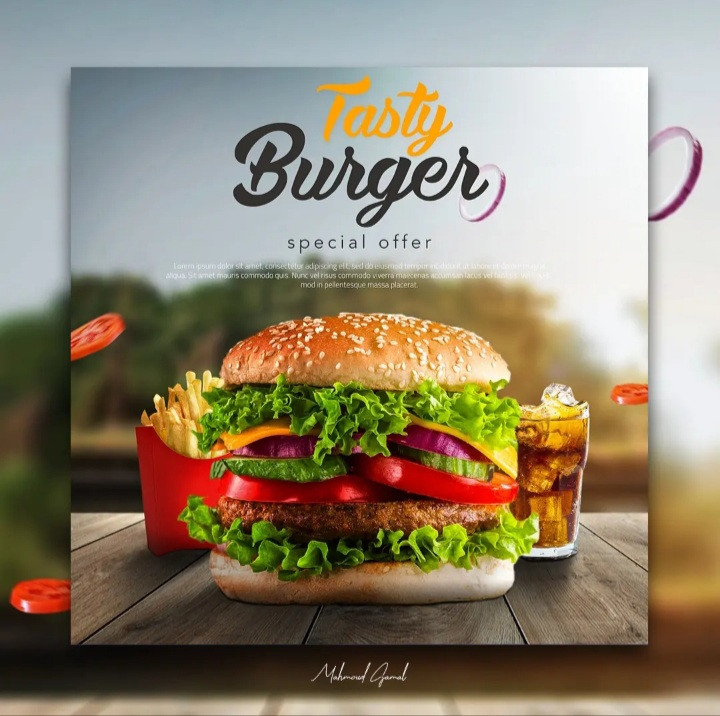 تصميم بوستر إعلان مواقع التواصل الإجتماعي