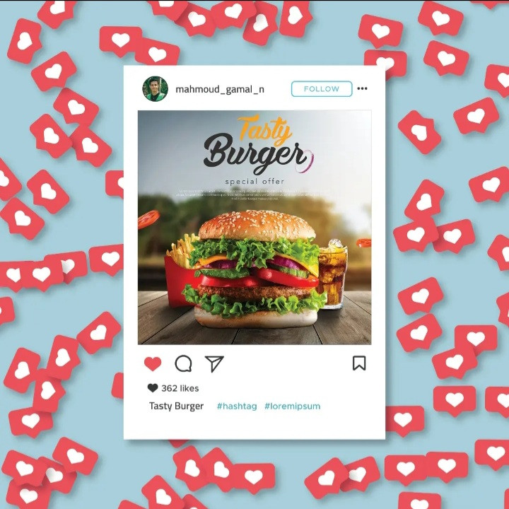 تصميم بوستر إعلان مواقع التواصل الإجتماعي