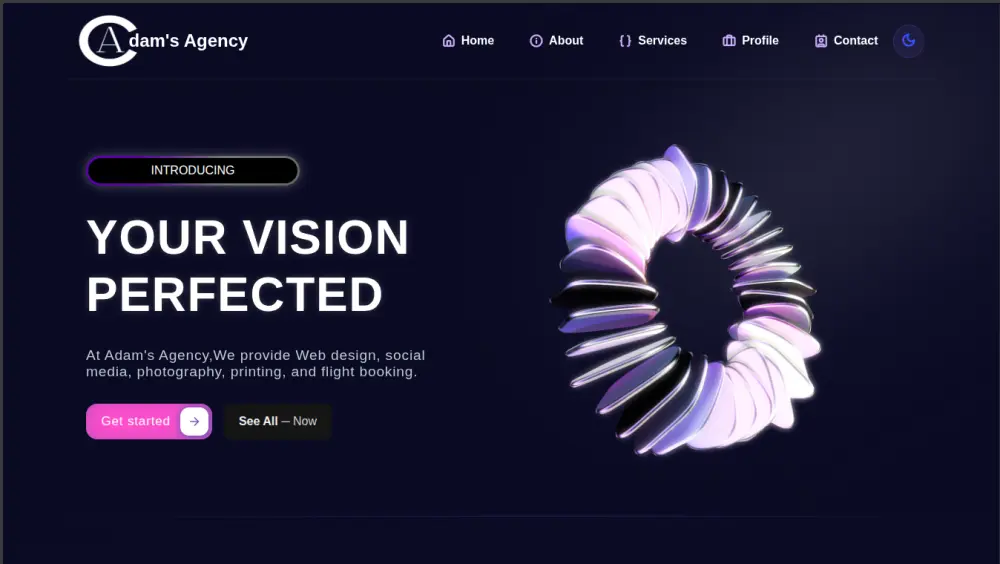 تصميم وتطوير موقع الكتروني متكامل باستخدام Next.js + Node.js
