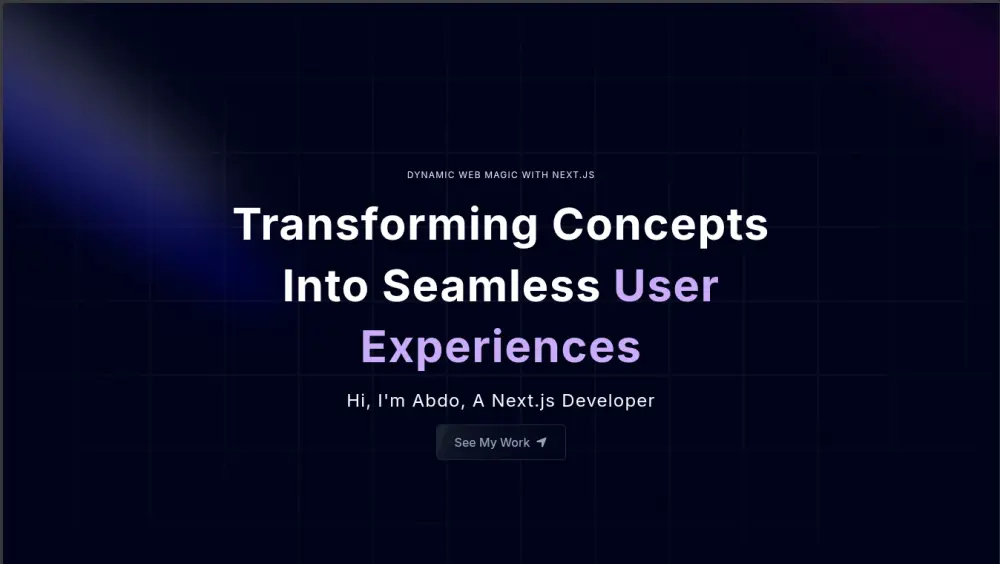 تصميم وتطوير موقع الكتروني متكامل باستخدام Next.js + Node.js