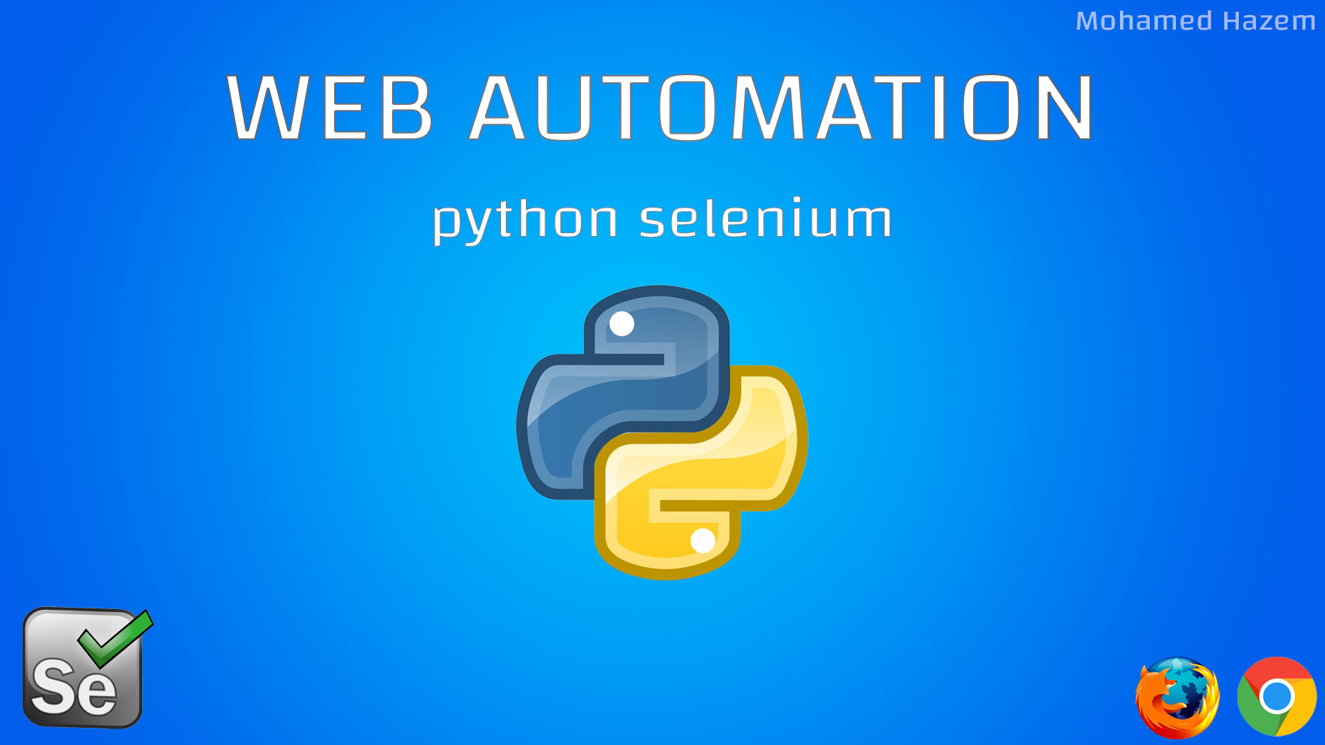 عمل سكريبت بايثون لإنجاز مهام تكرارية على أى متصفح