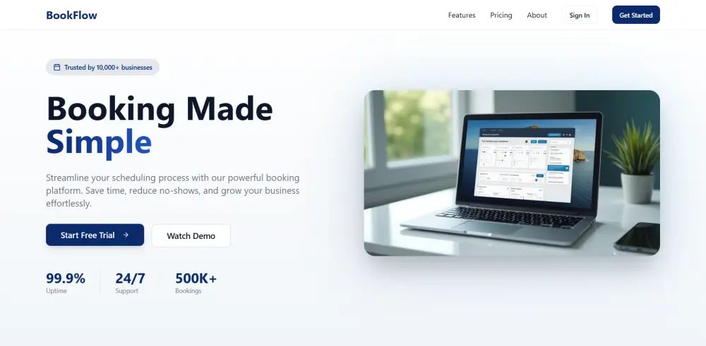 انشاء صفحة هبوط (landing page) بتصميم حديث, جذاب و احترافي.