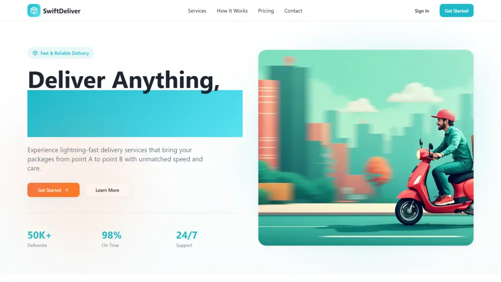 انشاء صفحة هبوط (landing page) بتصميم حديث, جذاب و احترافي.
