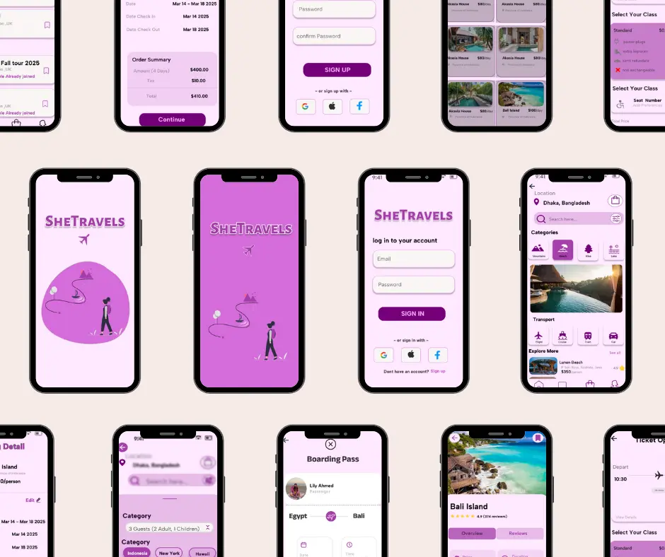 مصممة واجهات وتجربة مستخدم ومواقع