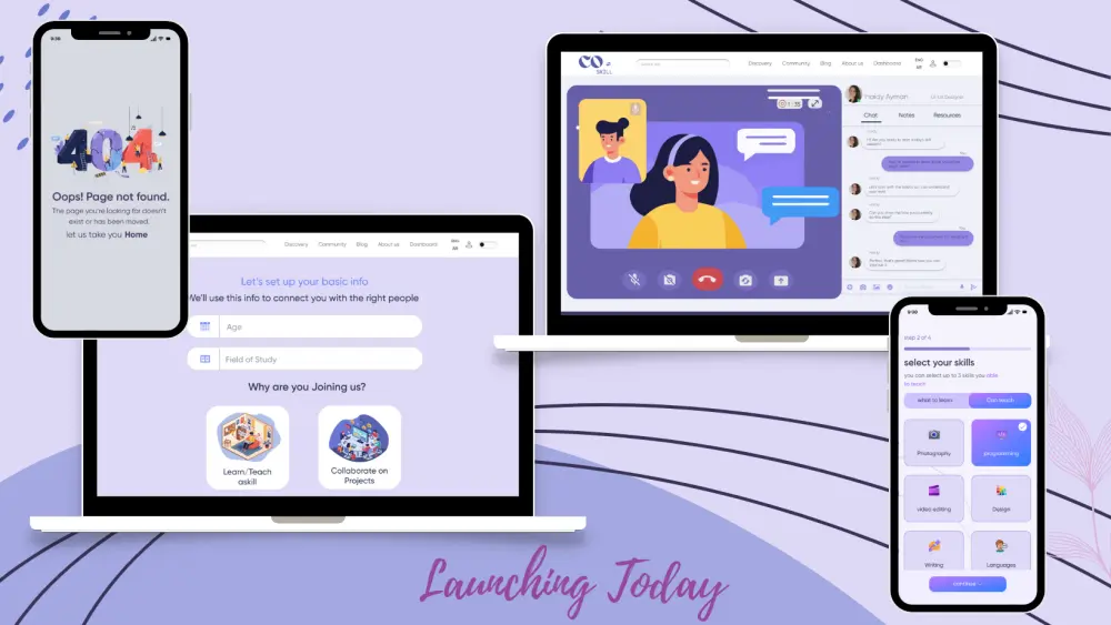 مصممة واجهات وتجربة مستخدم ومواقع