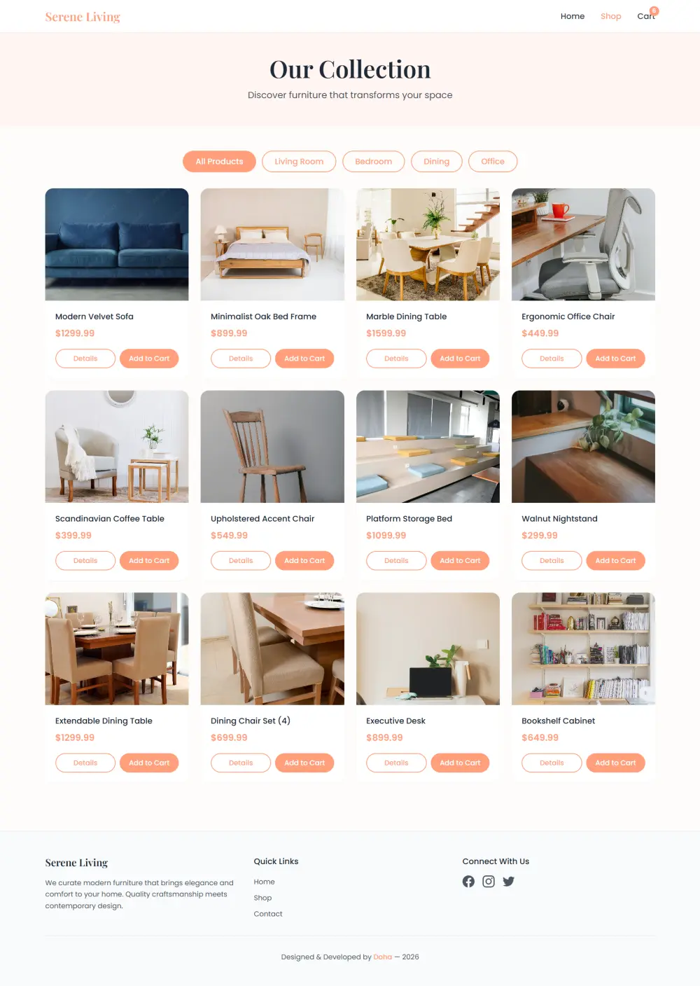 بناء متجر إلكتروني لعرض وبيع المنتجات أونلاين Ecommerce