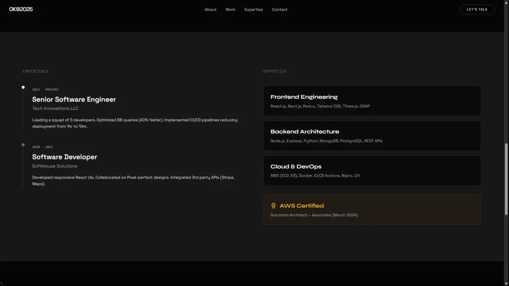 تصميم موقع بورتفوليو احترافي لعرض خدماتك ومشاريعك portfolio