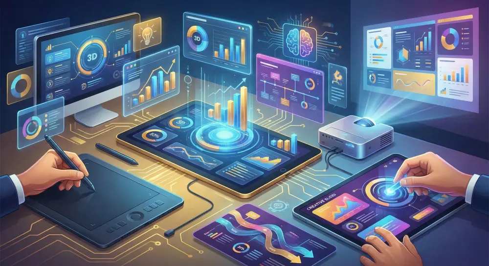 تصميم عروض تقديمية احترافية PowerPoint بأسلوب جذاب ومرتب جاهز للعرض