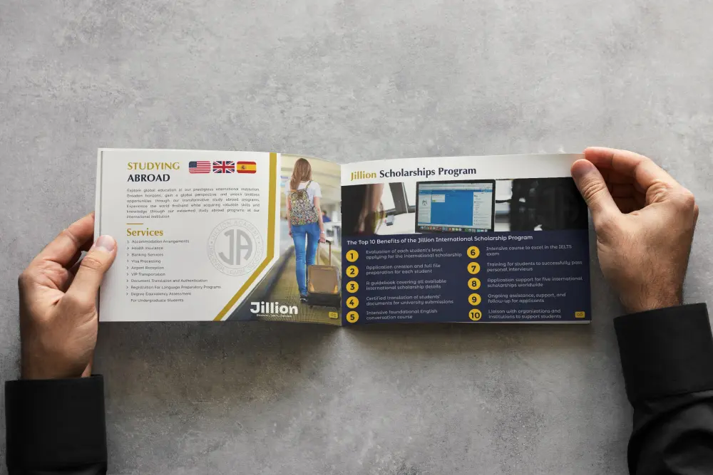 تصميم Company Profile احترافي