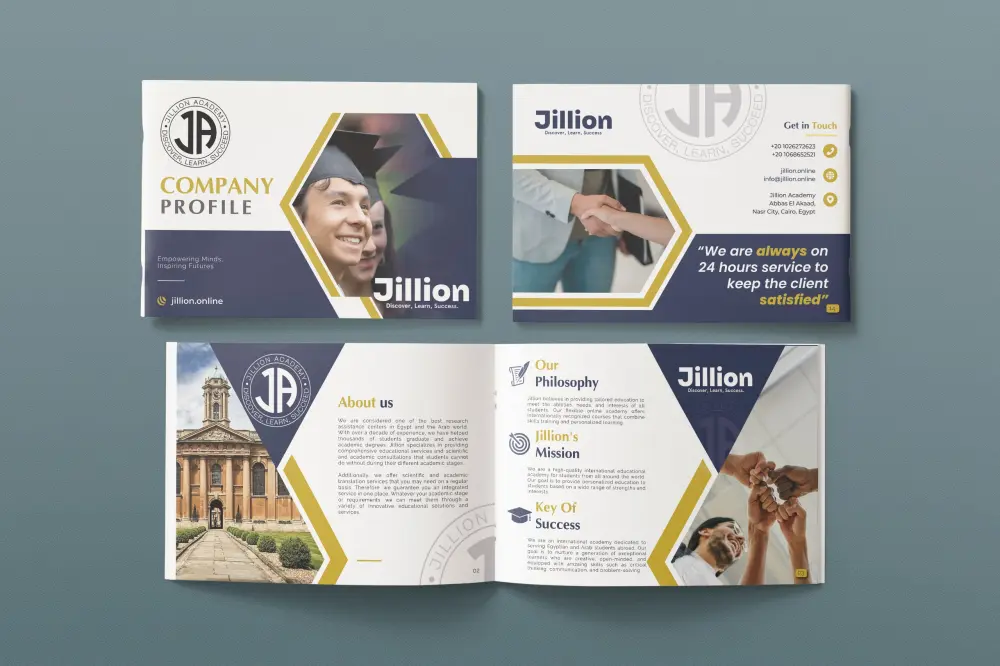 تصميم Company Profile احترافي