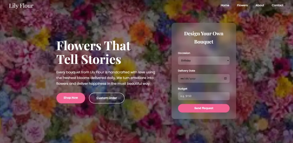 تصميم وتطوير صفحة هبوط landing page