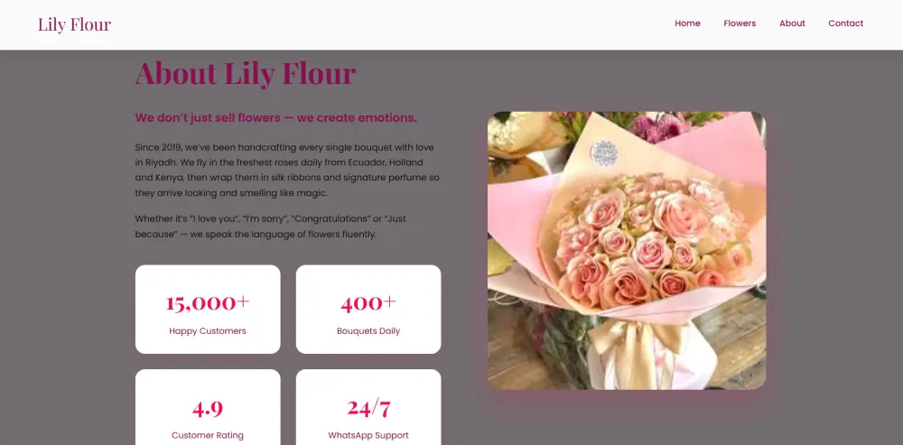 تصميم وتطوير صفحة هبوط landing page