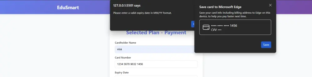 تصميم وتنفيذ منصة تعليمية ذكية وإدارة امتحانات باستخدام HTML وCSS وJavaScript