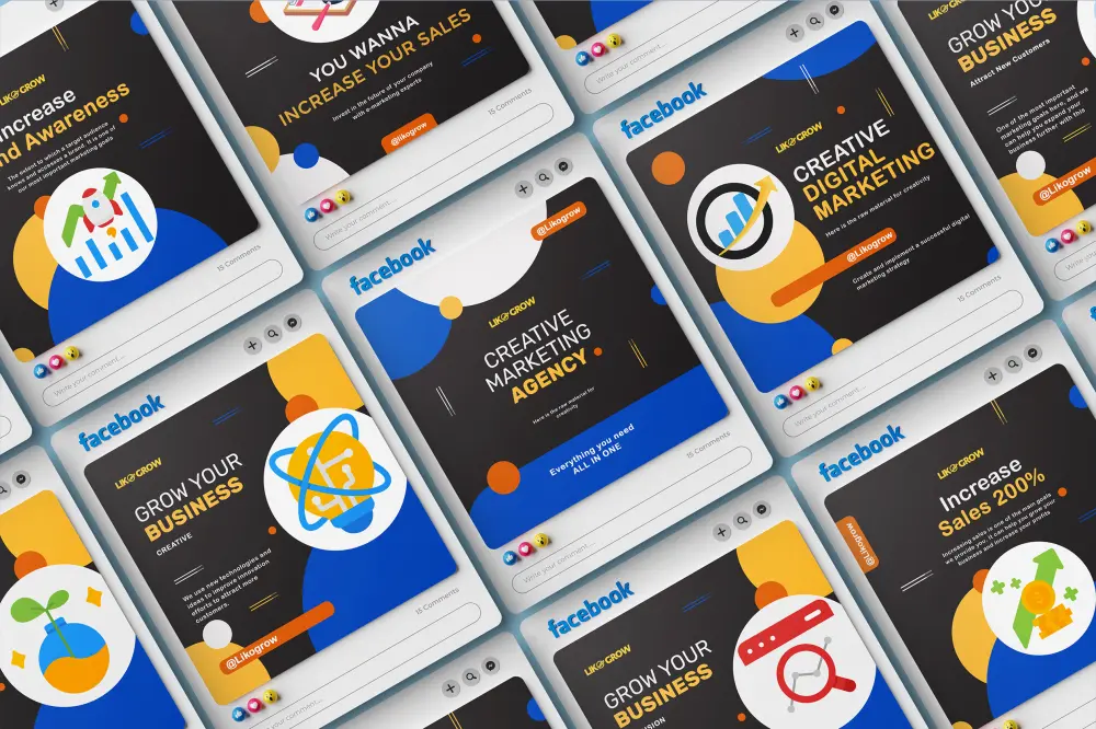 تصميم منشورات سوشيال ميديا احترافية