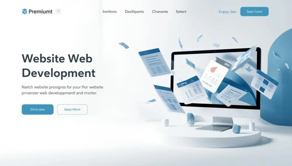 موقع تعريفي احترافي للشركات والمشاريع الشخصية (Landing Page / Portfolio)