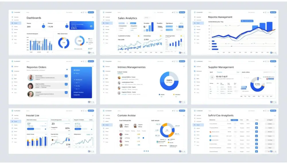 نظامERP متكامل لإدارة المبيعات والمشتريات والعملاء والموردين