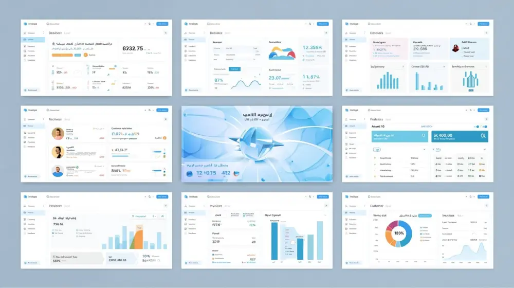 نظامERP متكامل لإدارة المبيعات والمشتريات والعملاء والموردين