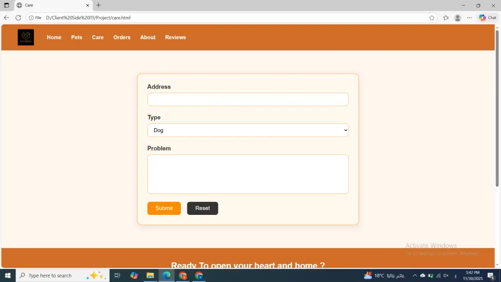 تصميم صفحة هبوط Landing Page احترافية وعصرية جاهزة للاستخدام