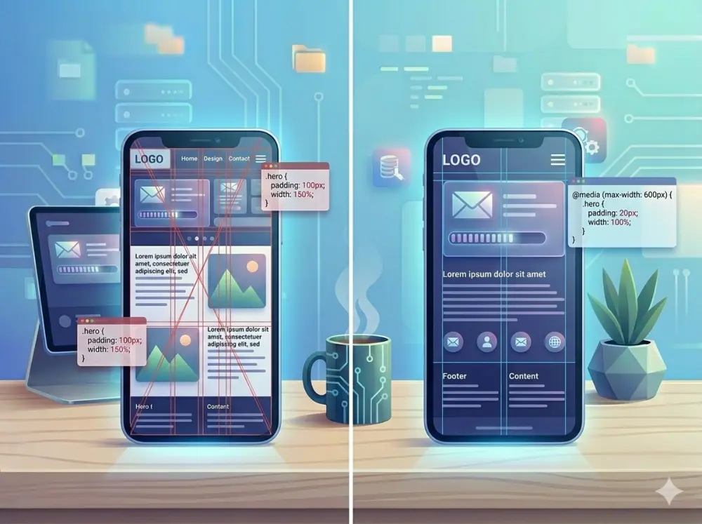 جعل موقعك متجاوب مع جميع الأجهزة باستخدام HTML وCSS