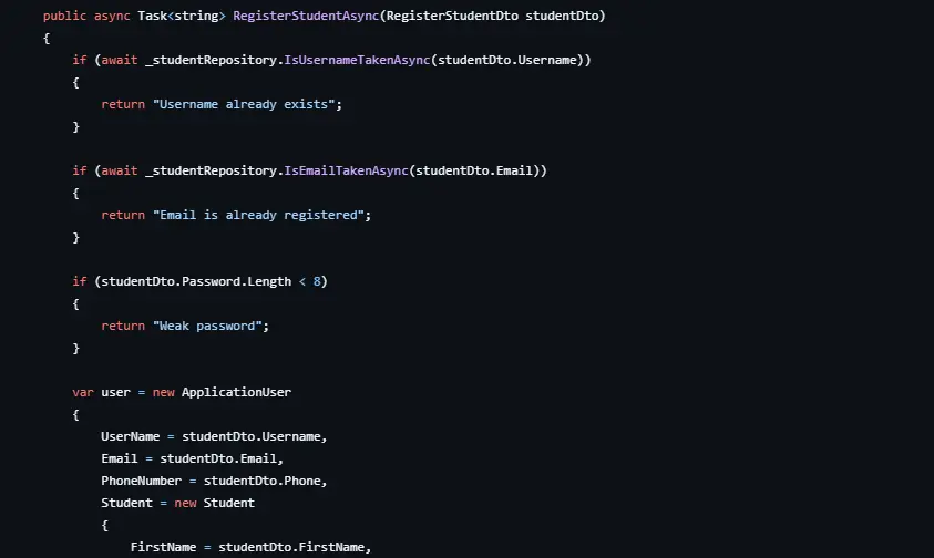 إصلاح أخطاء برمجية أو بناء API باستخدام C# و .NET Core