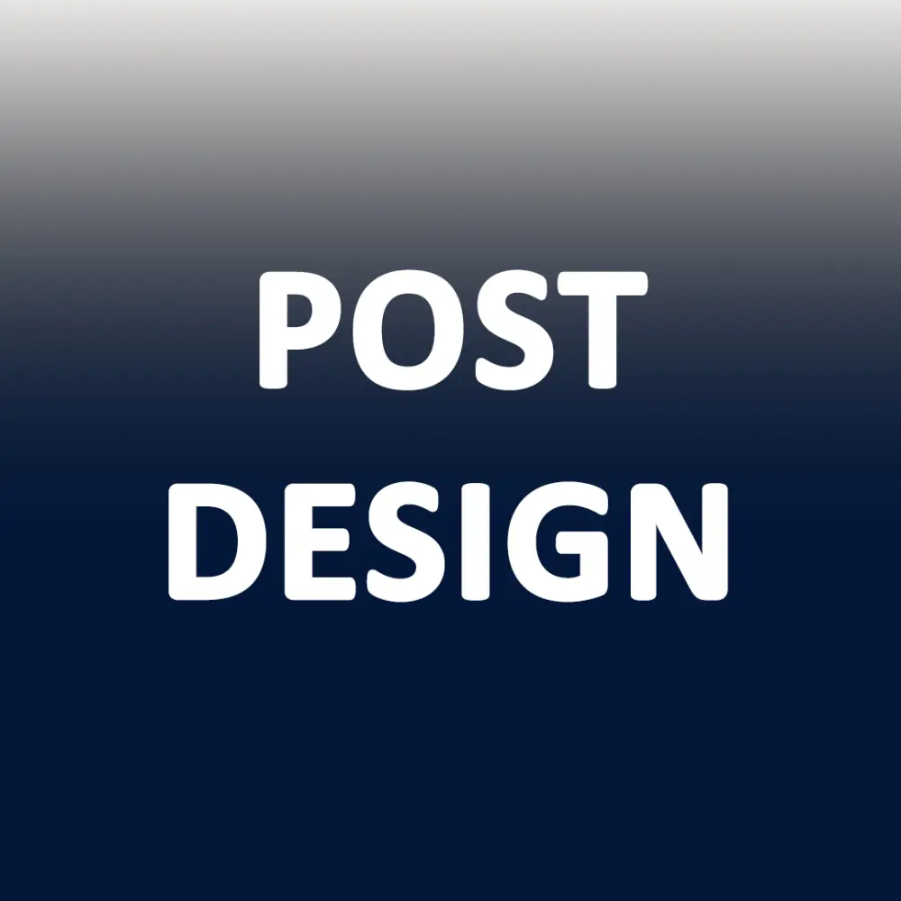 تصميم بوست ثابت