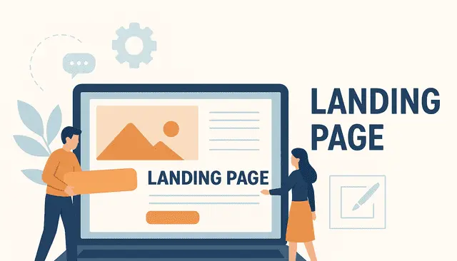 تصميم وتطوير صفحات هبوط احترافية (Landing Page) سريعة ومتجاوبة