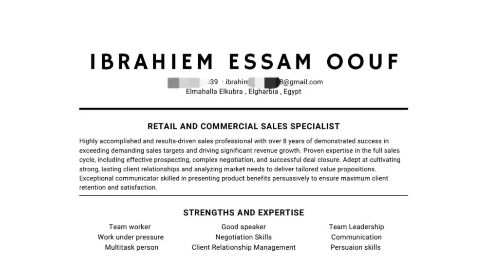 تصميم سيرة ذاتية CV تتوافق مع نظام الفرز الالكتروني ATS .
