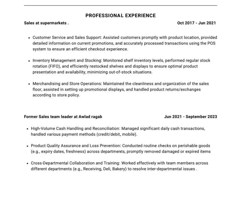 تصميم سيرة ذاتية CV تتوافق مع نظام الفرز الالكتروني ATS .