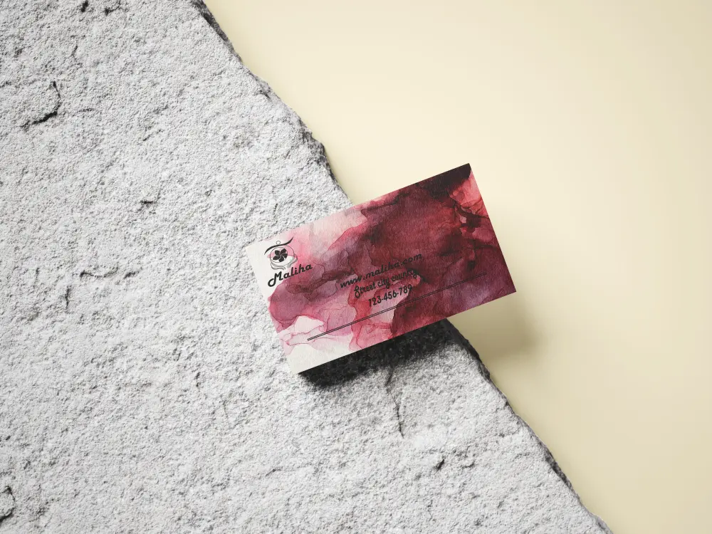 تصميم كارت شخصي مميز وعصري