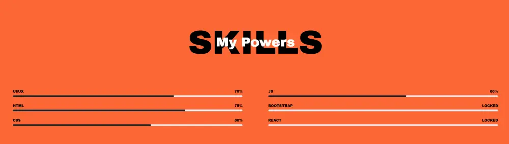 تصميم موقع portfolio باستخدام HTML5, CSS3, JavaScript