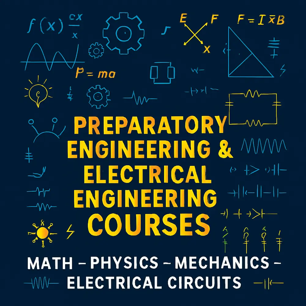 شرح مواد الهندسة الأساسية والهندسة الكهربائية بالفيديو