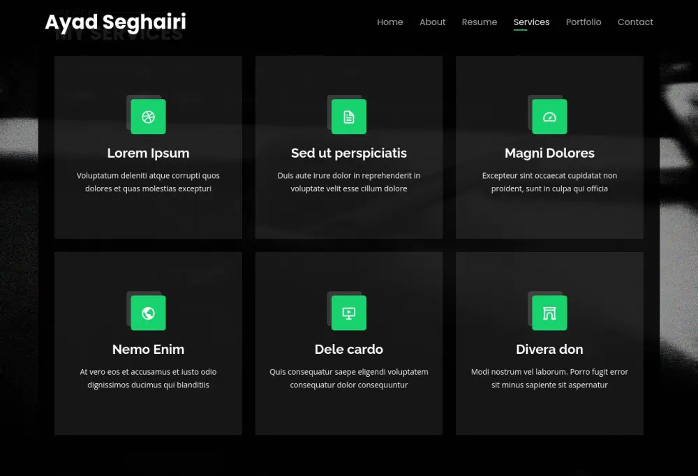 تصميم وبرمجة موقع بورتفوليو Portfolio Website احترافي - يعرض سيرتك الذاتية وخدماتك بشكل مميز